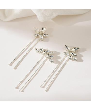 SweetV Crystal Wedding Hair Pins - Bridal Hair Accessories for Women & Bridesmaids - Buy Online on GoSupps.com