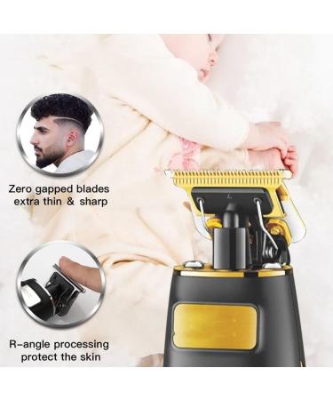 Buy Professional Hair Clippers for Men | Black Gold Beard & Hair Trimmer - Perfect for Salon & Home Use - Buy Online on GoSupps.com