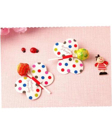 Zerodeko Kids' Party Supplies 100pcs Lollipop Decoration Packaging Decoration Card Lollipop Card Message for Lollipop Cartoon Decorative Card Kids Party Supplies - Buy Online on GoSupps.com