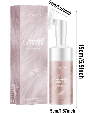 Down Jacket Cleaner 100ml Dry Cleaner Downwear Laundry Detergent with Brush Head | Wash Quick Cleaning Dry Cleaner for Down Jacket Underwear Shoes Bedclothes Carpet Hondony - Buy Online on GoSupps.com