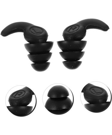Buy Moldable Silicone Earplugs for Sleep & Study - Reusable Sound Insulation | Black - 1 Pair - Buy Online on GoSupps.com