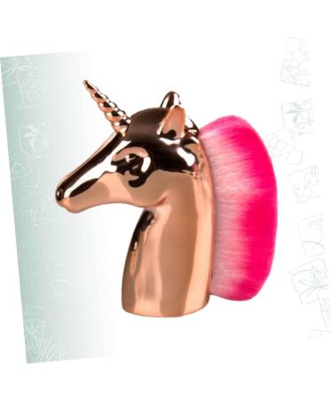 POPETPOP 1pc Tuck in Foundation Makeup Unicorn Makeup Make up Liquid Foundation Brush Foundation Brush for Liquid Makeup Major Horse Head 9x8cm Pink - Buy Online on GoSupps.com