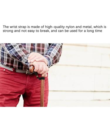 Aidi Walking Stick Wrist Strap 3PCS - Black Walking Stick Accessories Holder Loop Strap - Buy Online on GoSupps.com