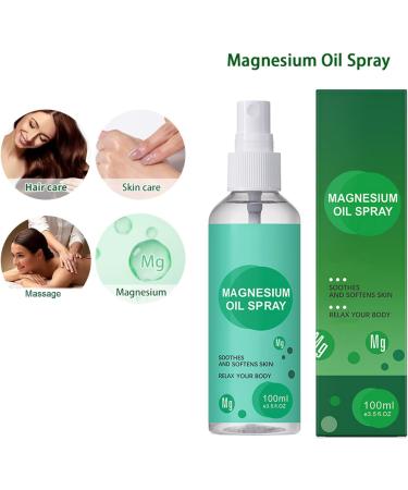 Magnesium Oil Spray - Relaxing Topical Relief for Feet Back & Knees | Pure Magnesium Oil for Ultimate Muscle Relaxation - Buy Online on GoSupps.com
