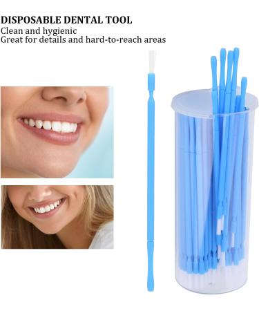 100 Disposable Micro-Application Brushes | Tooth Elevator Applicator for Desensitizing Fluoride Gel - Buy Online on GoSupps.com