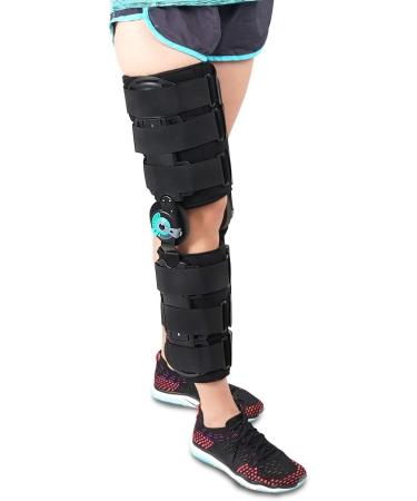 Soles Universal Hinged Knee Brace - Adjustable ROM Orthosis for Post Operative ACL/PCL/MCL/LCL Injury Support - One Size Fits Most - Unisex - Buy Online on GoSupps.com