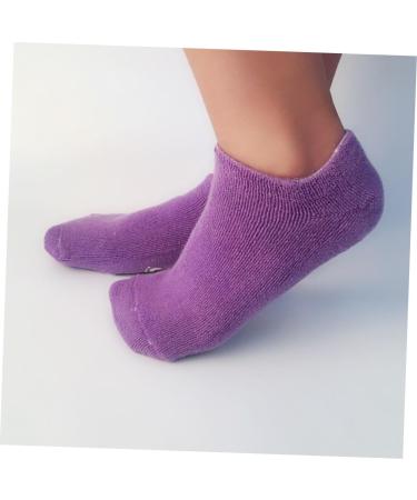 Beaupretty Spa Gel Socks moisturizing Gloves moisturizing Hand Gloves moisturizing Socks high Heel Socks Gel Socks for moisturizing Moisture Socks Non-Slip Purple spa Spa Socks medium - Buy Online on GoSupps.com