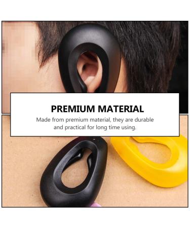 2 Pairs Black Hair Dyeing Earmuffs Protector Hair Coloring Ear Covers - Buy Online on GoSupps.com