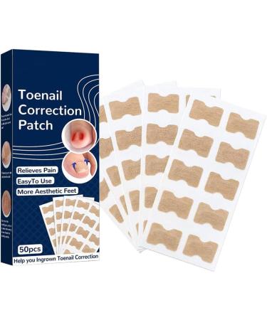 Nail Correction Stickers for Ingrown Toenails Relieve Pain Nail Treatment (50 count) - Buy Online on GoSupps.com