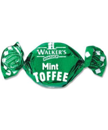 Toffee Sweets Walkers Nonsuch Mint Flavour x 2 Bags 150g each Bundle with TinTastic Silver Window Lid Refillable On-the-Go Travel Tin - Buy Online on GoSupps.com