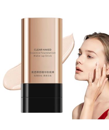 Foundation stick makeup moisturizing foundation stick travel stick lightweight formula head design 13x5x3cm ideal for daily natural makeup routine