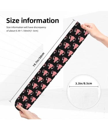 Happy Uterus Black Compression Socks for Women & Men | 15-20 mmHg Circulation Support for Running & Cycling | Standard Size 10463 - Buy Online on GoSupps.com