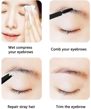 Sonew Eyelash Grafting Tweezer Eyebrow Tweezer with Tail Eyebrow Brush Oblique Mouth Design Easy to Use Lash Nipper for Makeup - Buy Online on GoSupps.com