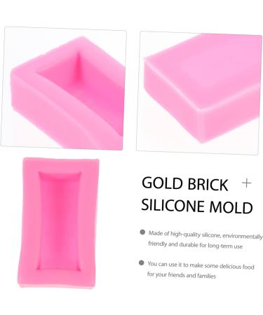 OUNONA 2pcs Gold Brick Mold Fondant Crystal Epoxy Dolls House Food Bar Bullion Mold Chocolate Mold Cereal Molds Candy Mould Keyring Display Stand Fudge Festive Silica Gel Chocolate Stick - Buy Online on GoSupps.com