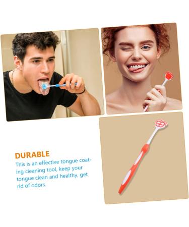 Professional Tongue Cleaner Brush - Healeved 10 STK Adult Tongue Cleaning Tools - Effective Tongue Scraping & Oral Hygiene - 19.5x3x0.6cm - Buy Online on GoSupps.com