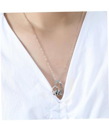 CALLARON 1pc Heart Panda Necklace Necklaces Unique Necklace Neck Chain Pendant Woman Alloy Decorate - Buy Online on GoSupps.com