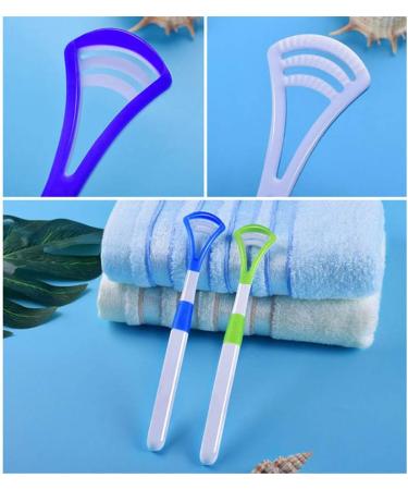 DBTXWDD 6-Pack Tongue Cleaners | Antimicrobial Oral Care Scrapers for Fresh Breath - Buy Online on GoSupps.com