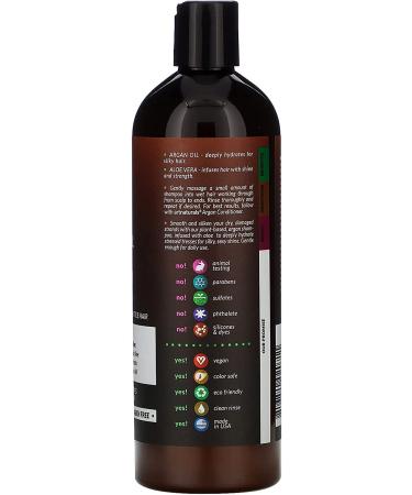 Artnaturals Argan Oil Shampoo - Restorative Formula 16 fl oz | Nourish & Revitalize Hair - Buy Online on GoSupps.com
