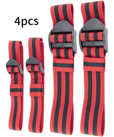 Blood Flow Restriction Bands Adjustable Occlusion Bands Portable Fabric Resistance Bands 4PCS Red Summer Sports Accessories - Buy Online on GoSupps.com