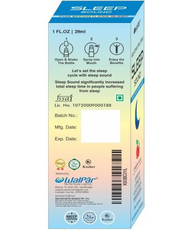 WALPAR Oral Sleep Spray Supplement (30ml) - Cranberry Flavored Sleep Aid Spray Drug & Gluten Free Instant Melatonin Spray for Sleep & Immune System Support - Non-Habit Forming Sleep Support Spray - Buy Online on GoSupps.com
