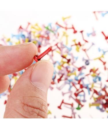 500 Mini Brass Fasteners for Kids Crafts - Scrapbooking Supplies in Multicolor (0.2 x 0.6 Inch) - Buy Online on GoSupps.com