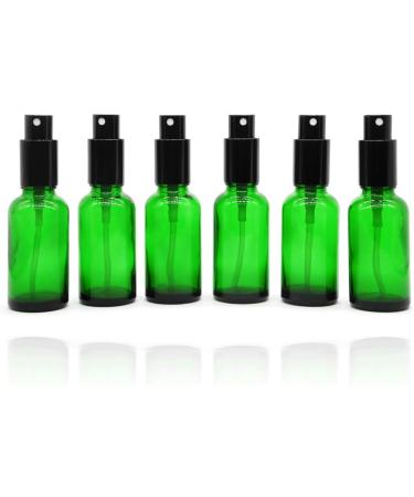 Yizhao Green Spray Bottle - 30ml Glass Atomizer for Essential Oils Cosmetics Cleaning Aromatherapy | 18pcs Set - Buy Online on GoSupps.com