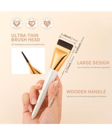 Docolor Flat Foundation Brush for Liquid Makeup - Ultra Thin Premium Face Makeup Tool for Flawless Blending & Application - Buy Online on GoSupps.com