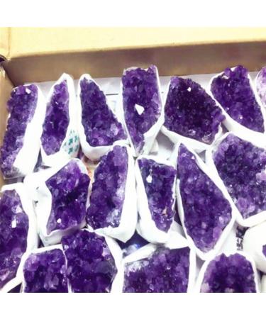 Specimen Healed 1PC Natural Uruguay Amethyst Crystal Cluster Tumbled Stone Reiki Quartz As a Gift ERTEYIN - Buy Online on GoSupps.com