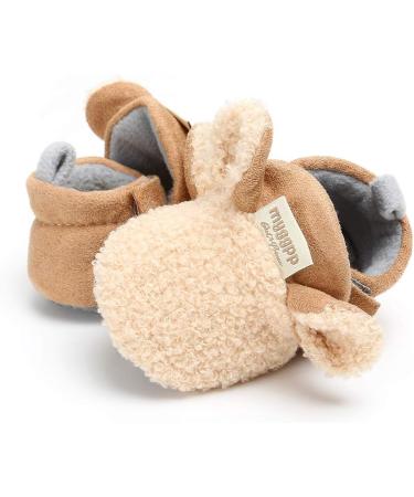 LACOFIA Baby Anti-Slip Soft Sole Winter Booties - 12-18 Months (Khaki) - Buy Online on GoSupps.com