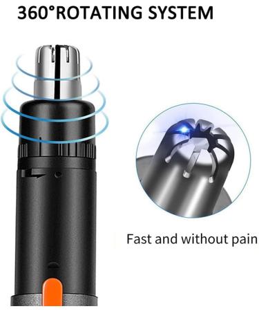 UNbit Nose Hair Trimmer Nose Hair Trimmer Portable Painless Nose Hair Epilator Low Noise Unisex Trimmer - Buy Online on GoSupps.com