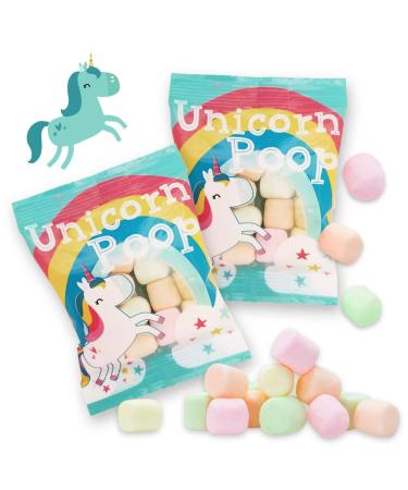 Unicorn Poop Candy - Made in the USA - 12 Halloween Party Supplies - Unicorn Birthday Party Favors for Kids - Bulk Candy Packs for Classroom 0.33 Ounce (Pack of 12)