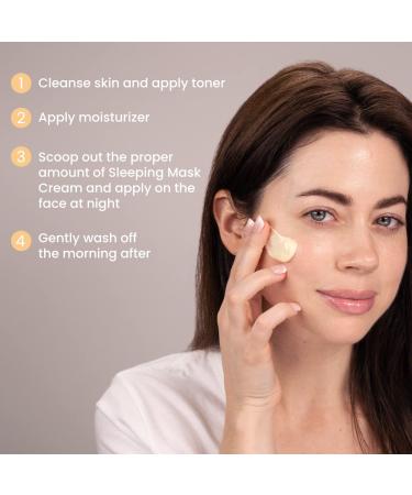 FACETORY Star Velvet Vitamin C Sleeping Mask - Antioxidant Overnight Face Mask for Even Tone & Moisture - Cruelty-Free Fragrance-Free 50ml - Buy Online on GoSupps.com