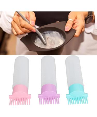 Root Comb Applicator Bottle for Hair Dye 6 Oz Easy to Use Precise Measuring Convenient Design Versatile Use and Reusable - with Comb Teeth for Dispensing Liquids - Buy Online on GoSupps.com