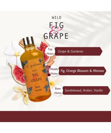 Di Palomo Wild Fig & Grape Bath Honey 300ml - Luxury Bath Oil, Bubble Bath & Shower Gel for Moisturised Skin. Perfect Relaxation Gift for Women - Buy Online on GoSupps.com
