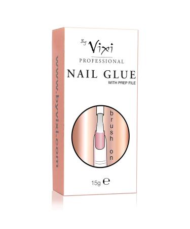 By Vixi Extra Strong Nail Glue with Brush and Nail - 15g - Buy Online on GoSupps.com