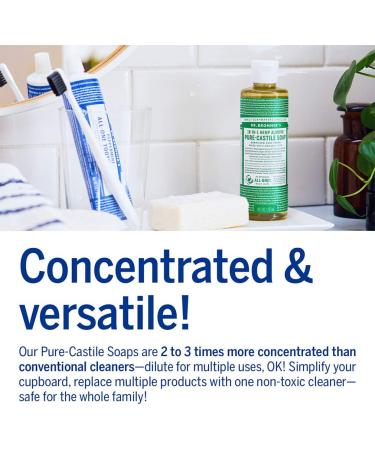 Dr. Bronner's Tea Tree Pure-Castile Liquid Soap 16 oz - Organic, 18-in-1 Uses for Acne, Dandruff, Laundry, Pets, Vegan, Non-GMO - Buy Online on GoSupps.com