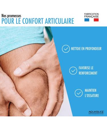 Silicon Glucosamine Chondroitin - Oral Solution 1L - Enriched with Bamboo & Manganese - Cleansing the Body - Maintaining a Solid Frame - Made in France Aquasilice - Buy Online on GoSupps.com