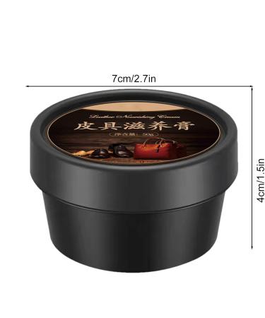  Generisch Leather cream - Conditioner and restorer - Leather restoration cream - Natural moisturizing cream for sofas car seats and bags - Non-toxic leather care balm - Buy Online on GoSupps.com