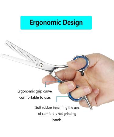 Hairdressing Scissors Light and Sharp Stainless Steel Hairdressing Sparse Scissors Suitable for Salon Barber Shop or Home use(Unisex) - Buy Online on GoSupps.com