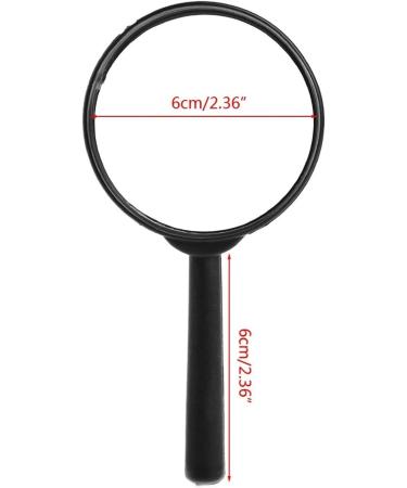 Lightweight Magnifying Glass 60Mm Diameter Handheld 5X High-Definition Portable Magnifying Glass for Reading Reading Newspapers Watch Repair/2Cps Lofty Ambition - Buy Online on GoSupps.com