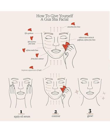 Ditind Jade Gua Sha Facial Tool for Face Massage and Acupuncture Therapy - Buy Online on GoSupps.com