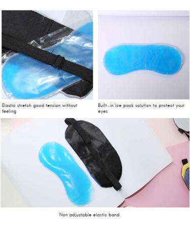 Big Eyes Cat Ice Eye Mask - Cooling Eye Mask for Sleeping, Relaxation, Dry Eyes, Styes, Sinus Pain, Headache Relief - Buy Online on GoSupps.com