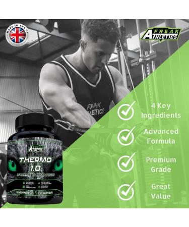 Thermo 1.0 Weight Loss Pills - 90 Capsules Fat Burner for Men & Women - UK Made - Buy Online on GoSupps.com