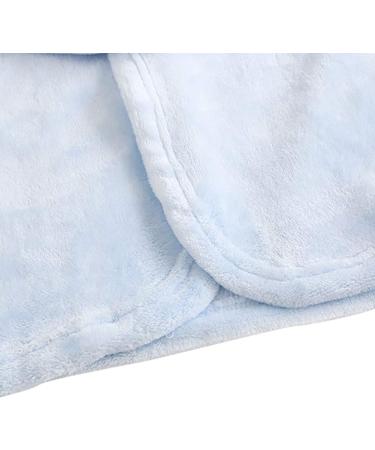 Miyanuby Baby Bathrobe | Soft Flannel Animal Hoodie for Kids | Long Sleeve Nightwear Gift | 3-4 Years Bear Blue - Buy Online on GoSupps.com