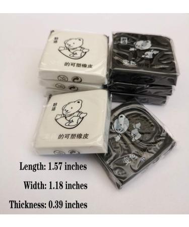 Kneaded Eraser Sketch Eraser 8 Pack - Black and White, Multi-use Erasers - Buy Online on GoSupps.com