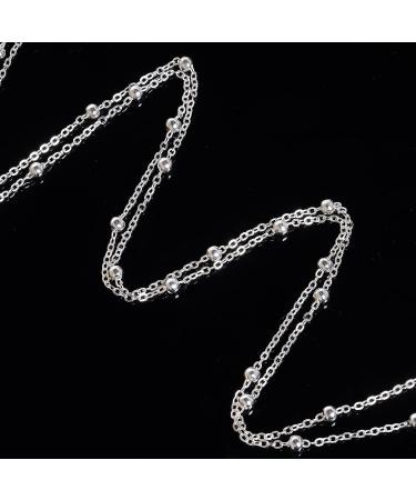 Hoyuwak 6Pcs Rhinestone Tassel Hair Chains with Clips - Silver Hair Jewelry for Braids - Hairstyle Decoration for Women and Girls - Buy Online on GoSupps.com