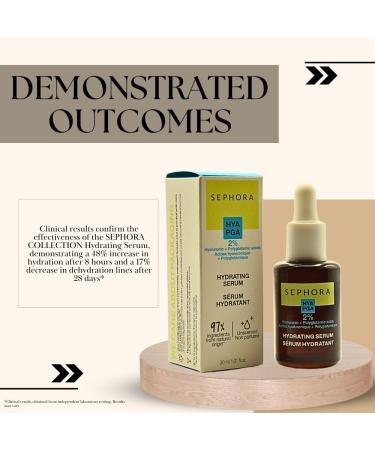 Buy SEPHORA COLLECTION Hydrating Serum with Hyaluronic & Polyglutamic Acid - 1 oz (30 mL) | International Shipping Available - Buy Online on GoSupps.com