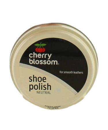 New Neutral Cherry Blossom Tin Polishes Cleans Restores & Shines. -Neutral - UK Size 1