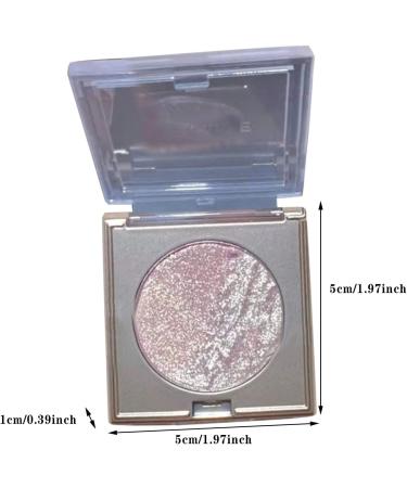 New Double Pieced Small Crying Pack Water Light Highlighter Powder Eyeshadow Use Glitter Nudes (C One Size) 1 count (Pack of 1) C - Buy Online on GoSupps.com