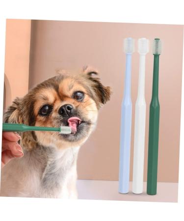 ORFOFE 2pcs Toothbrush Toothpaste for Dogs Uk Dog Toothpaste Dog Chew Brush Dog Tooth Cleaner Plastic - Buy Online on GoSupps.com
